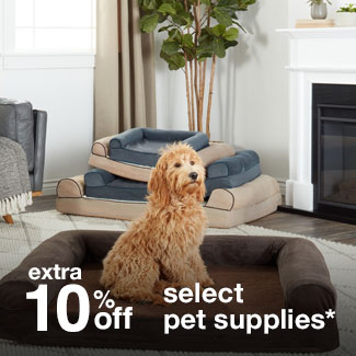 extra 10% off select pet supplies*