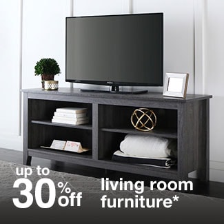 up to 30% off living room furniture*
