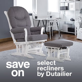 save on select recliners by Dutailier