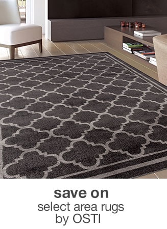 save on select area rugs