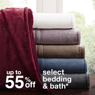 Up to 55% off Select Bedding & Bath*