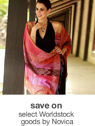 save on select Worldstock goods by Novica
