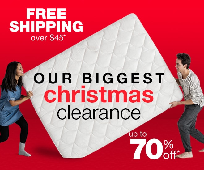 FREE SHIPPING over $45* - our biggest christmas clearance - up to 70% off*