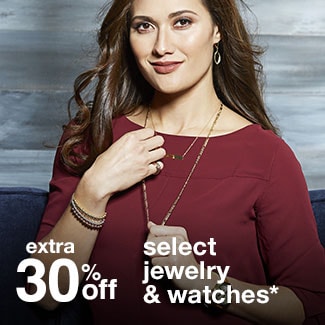 extra 30% off select jewelry & watches*