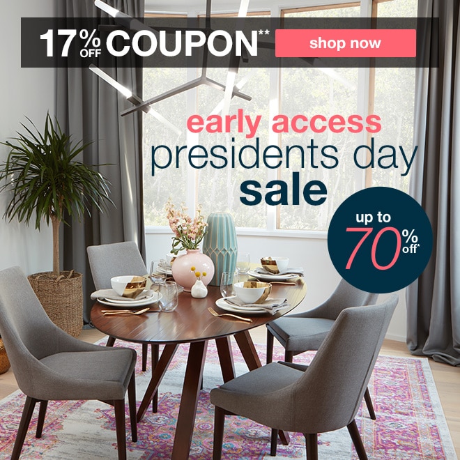 17% off Coupon** - shop now - early access presidents day sale - up to 70% off*