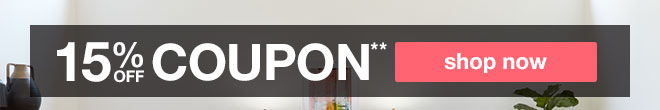 15% off Coupon** - shop now