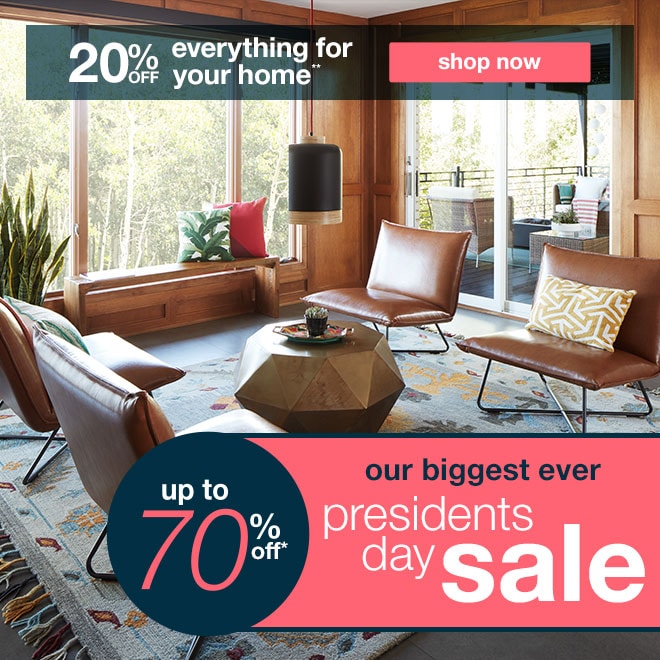 20% off everything for your home