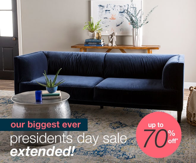 President's day sale extended - up to 70% off*