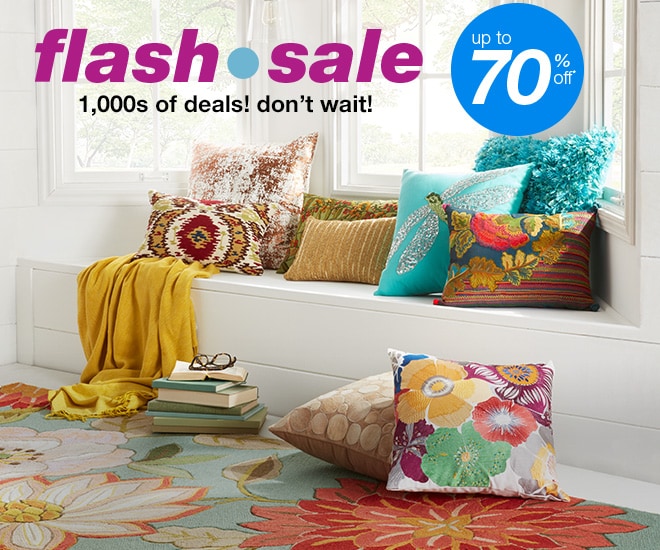 the 4 day flash sale - up to 70% off*
