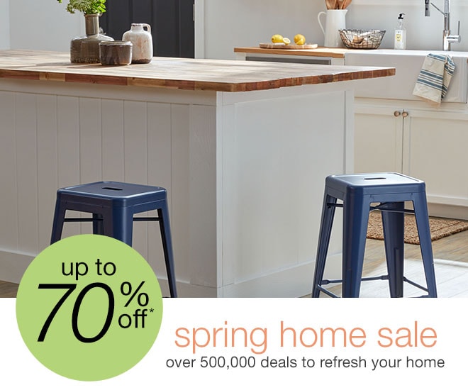 Spring home sale - up to 70% off*