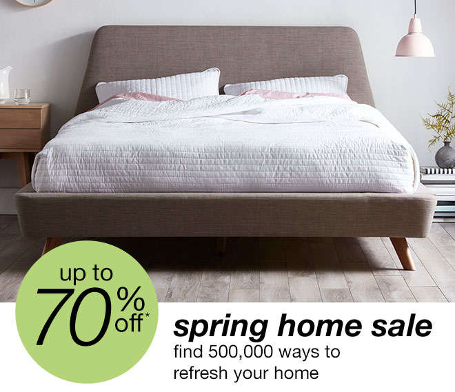 Spring home sale - up to 70% off*