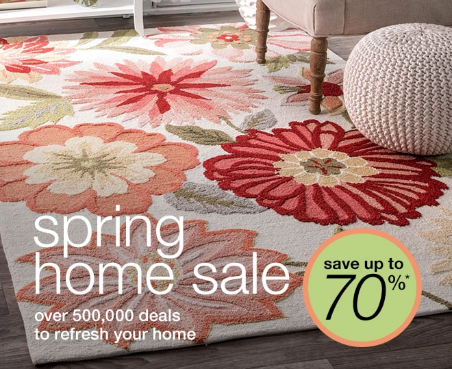 Spring home sale - up to 70% off*