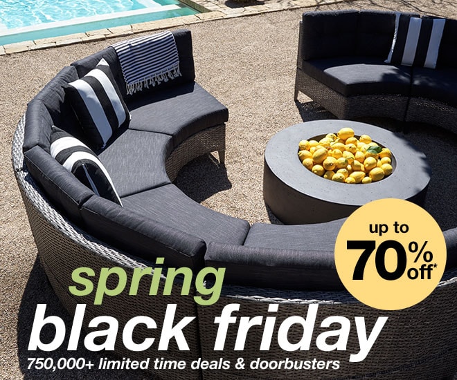 up to 70% off* - spring Black Friday - 750,000+ limited time deals & doorbuster
