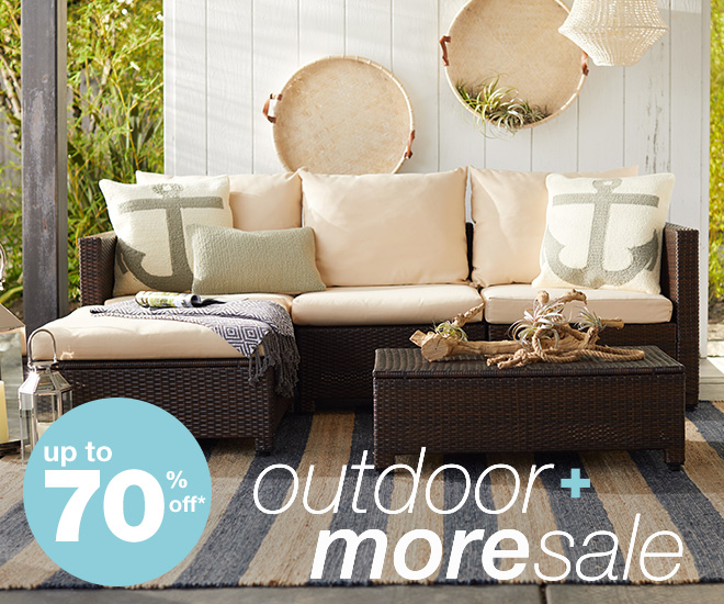 up to 70% off* - outdoor + more sale