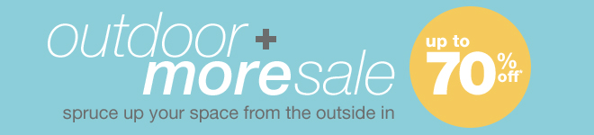 outdoor + more sale - up to 70% off*