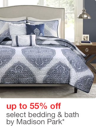 up to 55% off select bedding & bath by Madison Park*