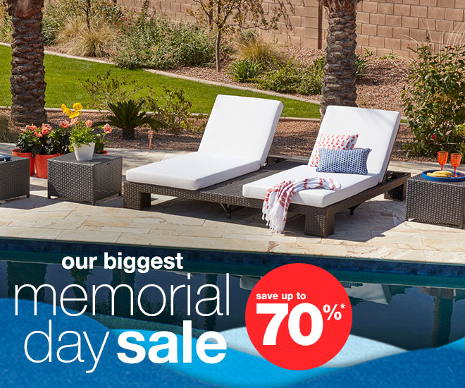 our biggest memorial day sale - save up to 70% 