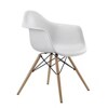 Dorm chair White mid-century chair