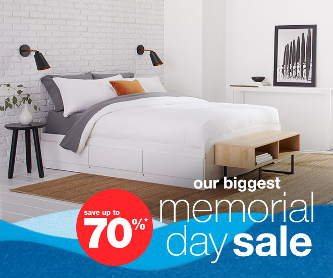 save up to 70% - our biggest memorial day sale
