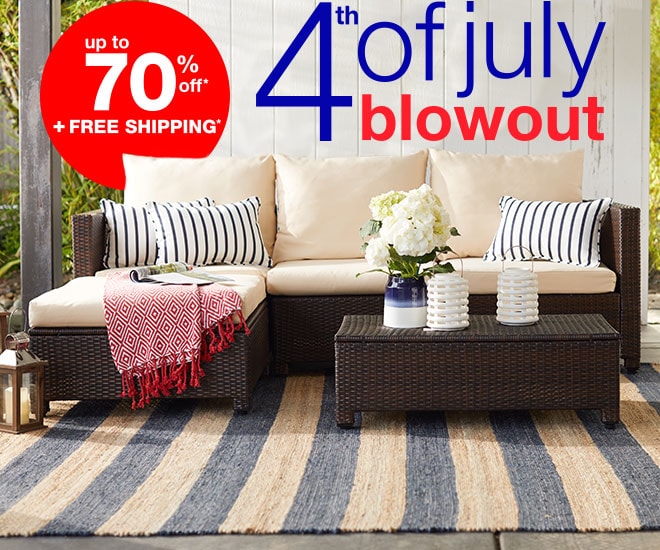 up to 70% off + free shipping - 4th of july blowout