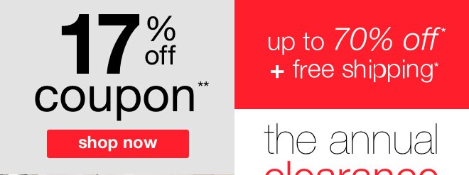 17% off coupon**