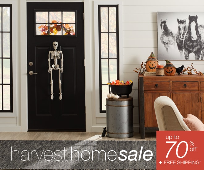 harvest home sale - up to 70% off* + free shipping