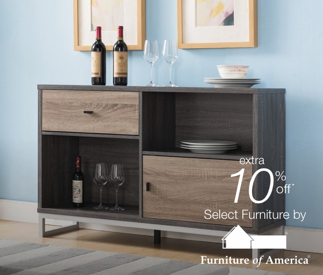 Extra 10% off Select Furniture by Furniture of America