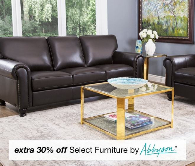 extra 30% off Select Furniture by Abbyson*