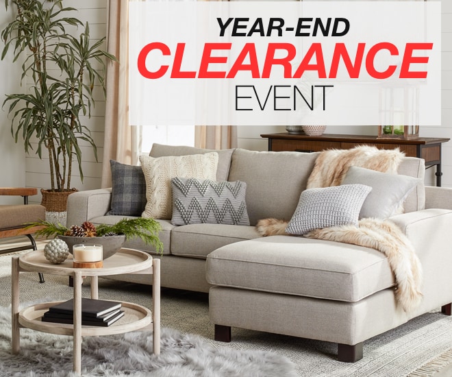 year-end clearance event