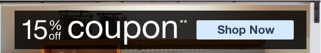 15% Off Coupon