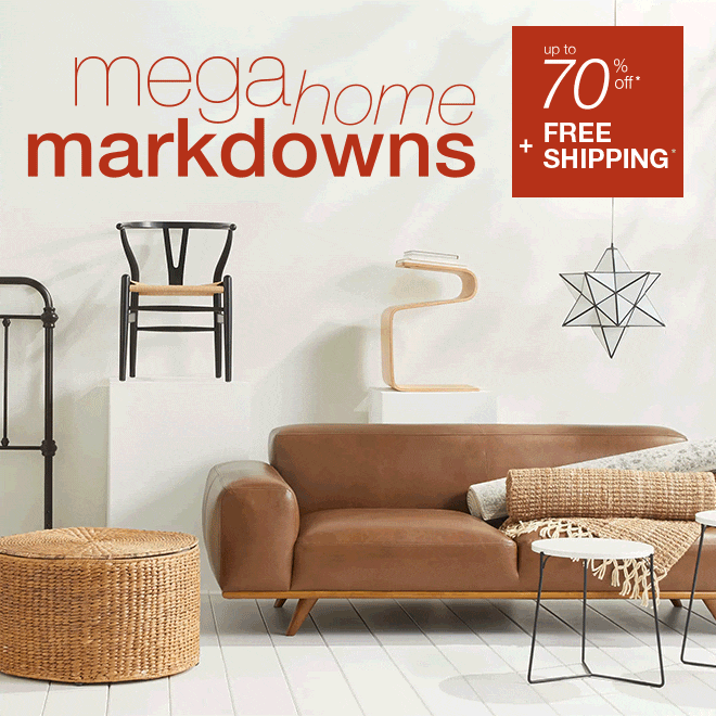Mega Home Markdowns - Up to 70% off + Free Shipping