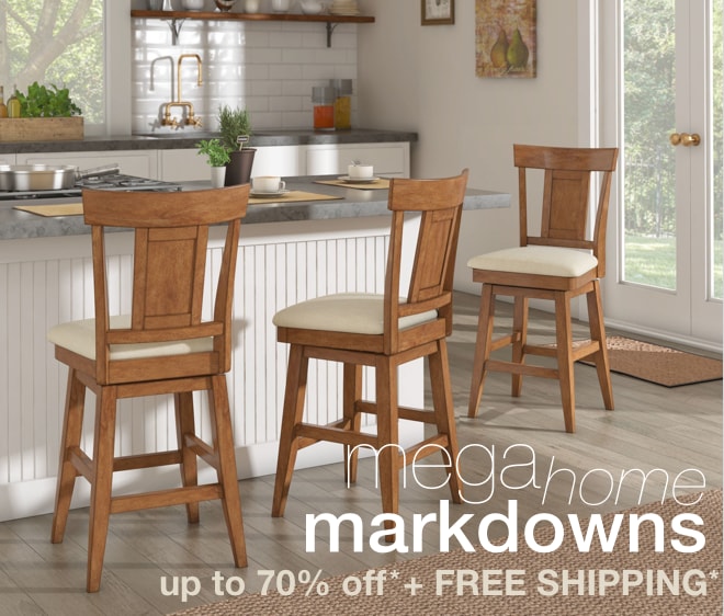 mega home markdowns - up to 70% off* + FREE SHIPPING