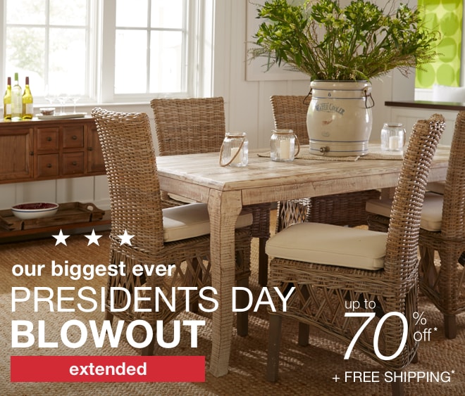 Presidents Day Blowout Weekend Extended