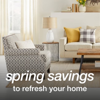 Spring savings to refresh your home