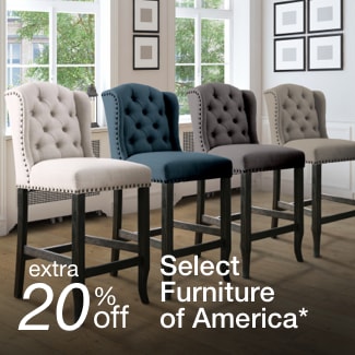 extra 20% off select Furniture of America*