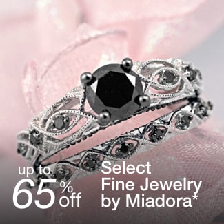 up to 65% off select fine jewelry by Miadora*
