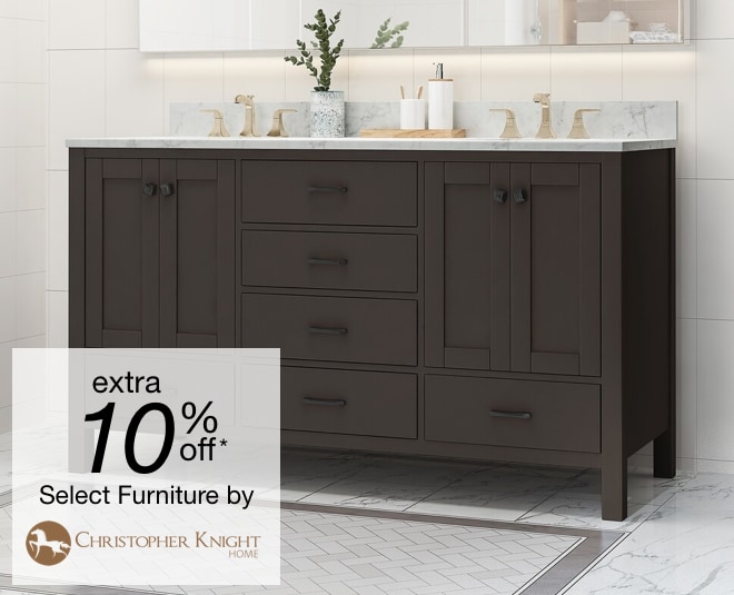 extra 10% off select Furniture by Christopher Knight*