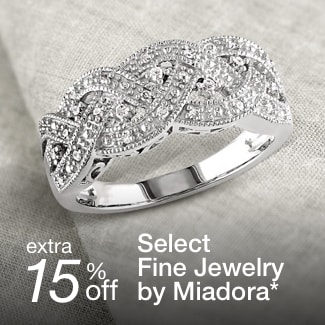 extra 15% off select fine jewelry by Miadora*