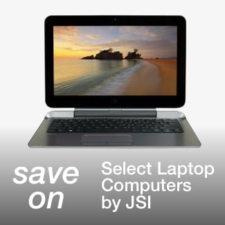 save on select Laptop computers by JSI