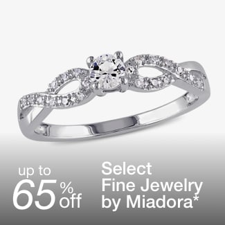 up to 65% off select fine jewelry by Miadora*