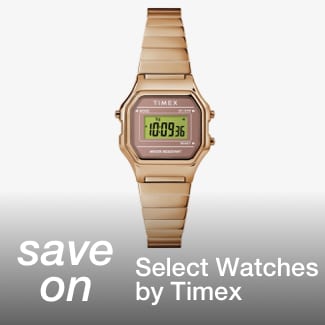 save on select Watches by Timex