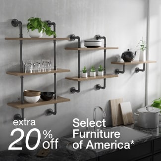 extra 20% off select Furniture of America*