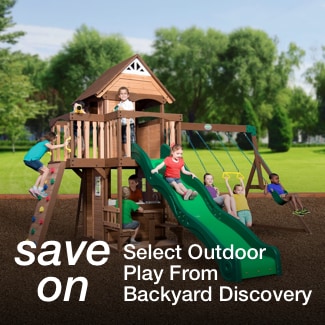 Save on Select Outdoor Play From Backyard Discovery