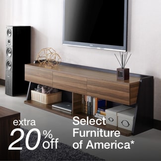 extra 20% off select Furniture of America*