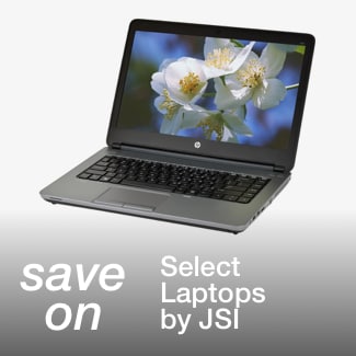 save on select Laptops by JSI