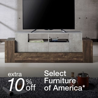 extra 10% off select Furniture of America*