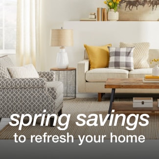 Spring savings to refresh your home