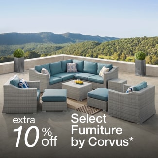 extra 10% off select furniture by Corvus*