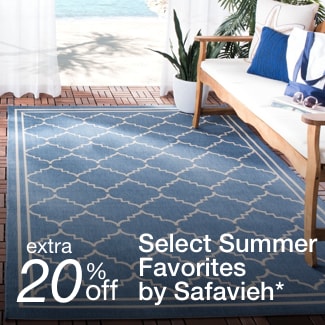 Extra 20% off Select Summer Favorites by Safavieh*