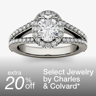 extra 20% off select Jewelry by Charles & Colvard*